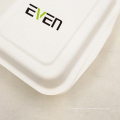 Factory Supply Natürliche umweltfreundliche Bagasse Take Away Food Container Carryout Meal Boxes